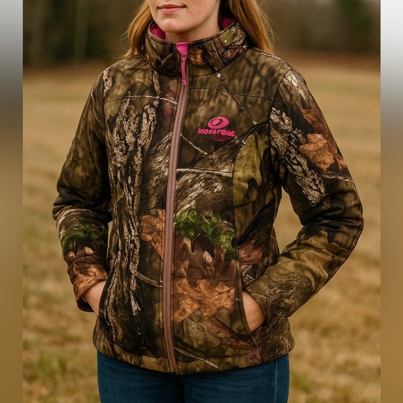 Mossy Oak Camouflage Insulated Hunting Jacket Women Small - Picture 1 of 10